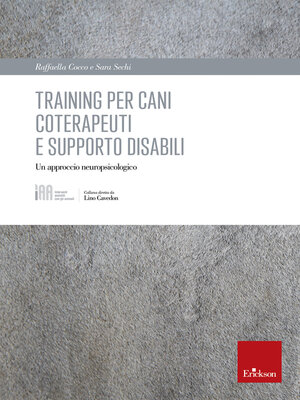cover image of Training per cani coterapeuti e supporto disabili